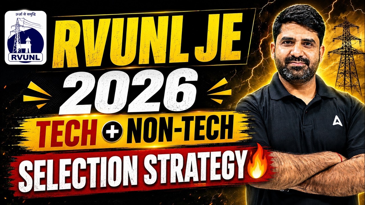 RVUNL JE 2026 | RVUNL JE Tech and Non-Tech Complete Roadmap | RVUNL JE Preparation | By Parmod Sir