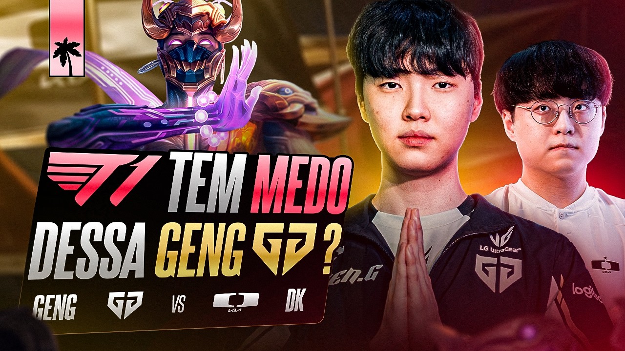 GENG x DK: FAKER ESTÁ COM MEDO? A MELHOR VERSÃO DO CHOVY - RESUMO LCK