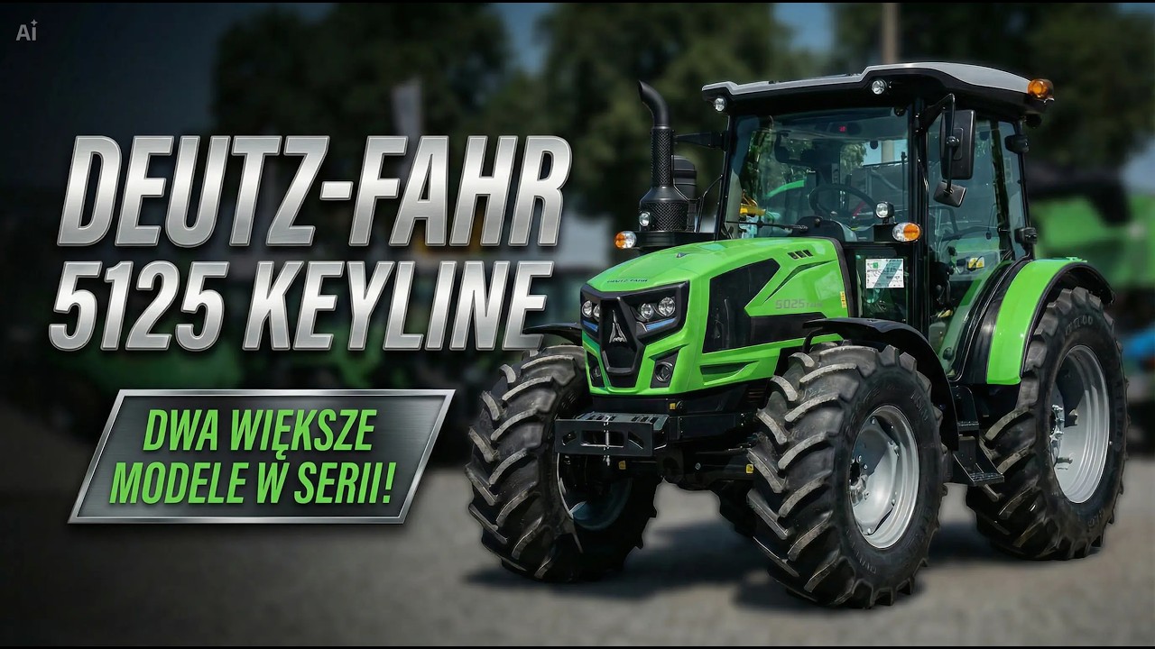 DEUTZ-FAHR 5125 KEYLINE &ndash; mocniejsze modele dołączają do serii | Prezentacja / test ciągnika