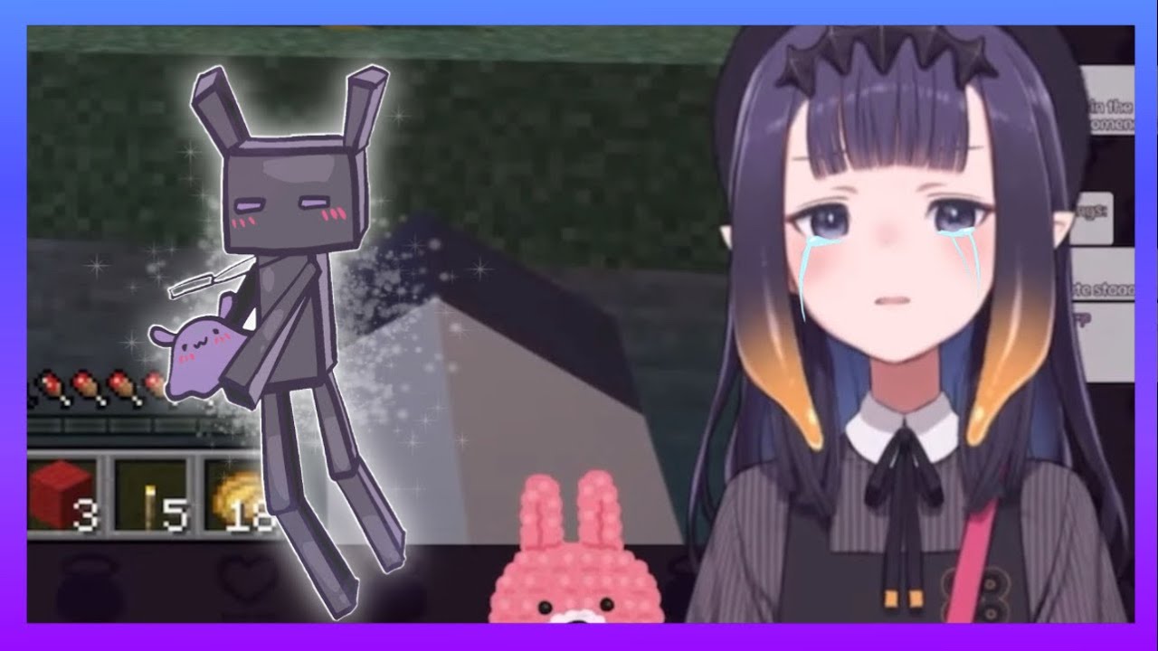 Ina accidentally killed Endy of The Wah with her Minecraft farm