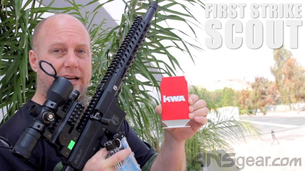 Пейнтбольный маркер First Strike Bolt Action Scout — тест точности