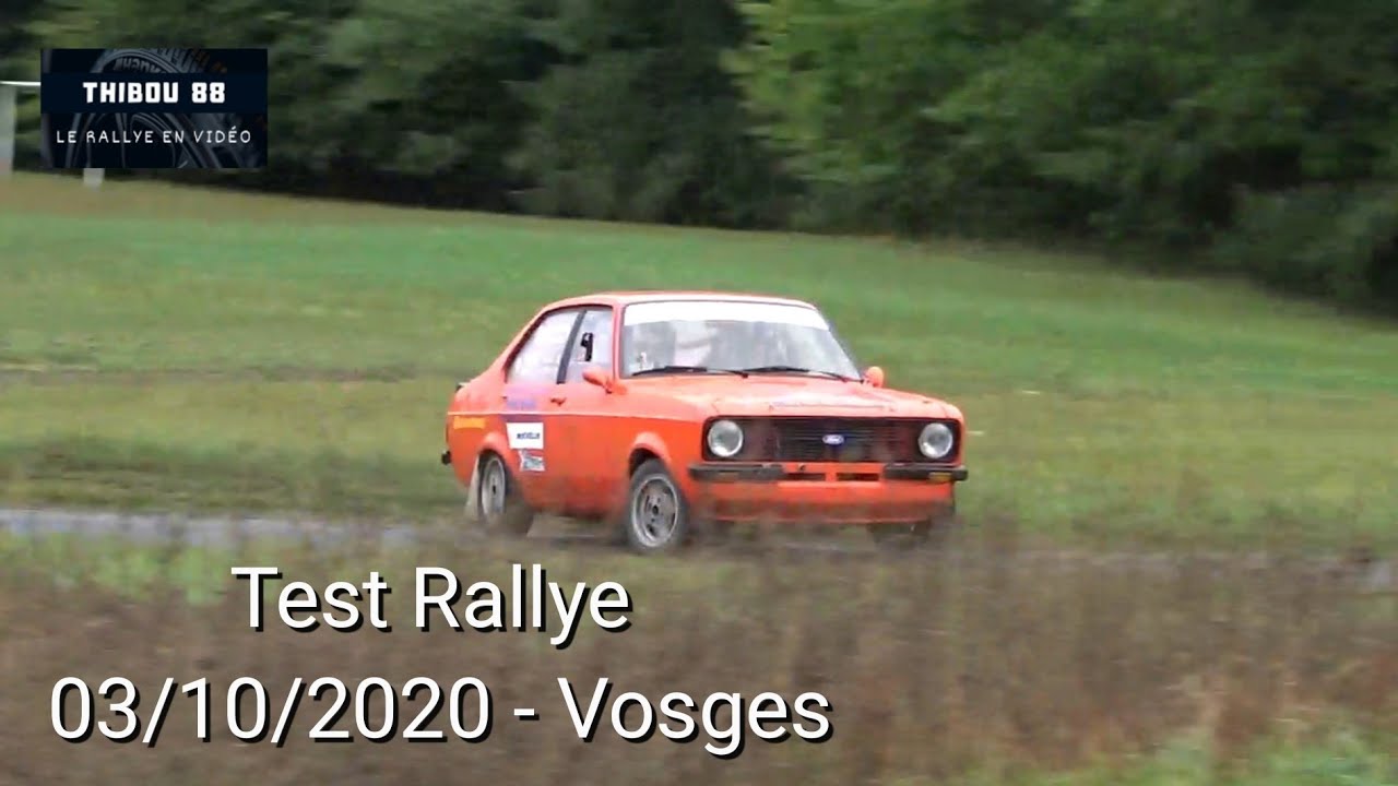 Test Rallye : Clio, Escort, 106 | THIBOU 88 [HD]