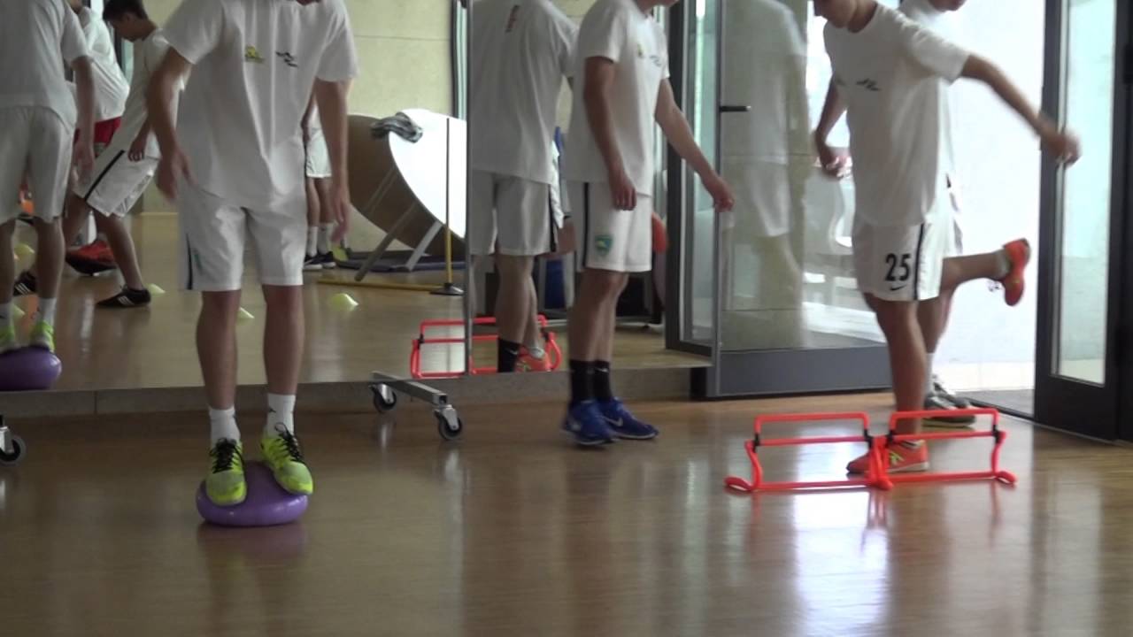 Propriception exercises for soccer players