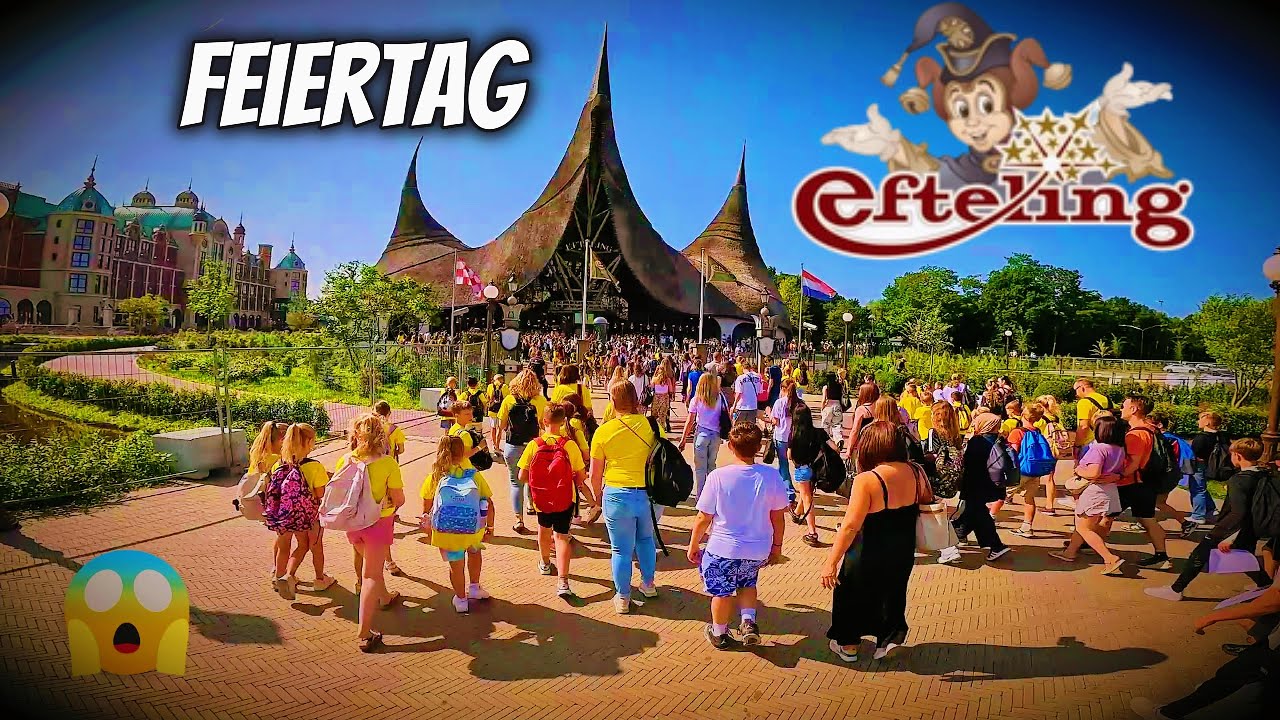 ERSTER Efteling-Besuch an einem FEIERTAG… was für ein WAHNSINN! 😂🎢