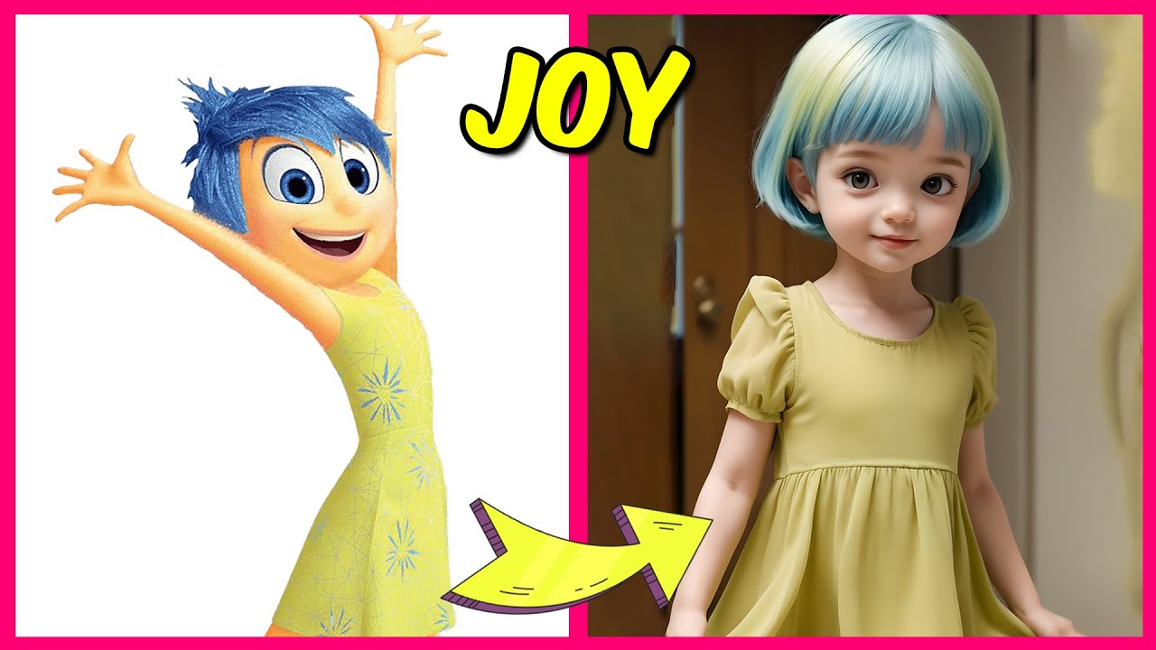 Inside Out 2 Movie Characters in REAL LIFE & their favorite things | Joy, Anger, Envy, Anxiety