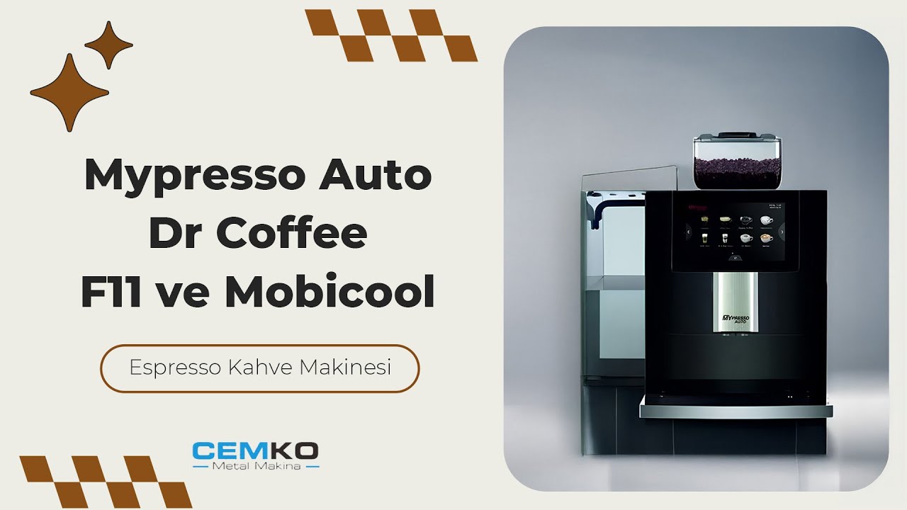 Cemko Metal - Mypresso Auto - Dr Coffee F11 ve Mobicool Mini Dolap
