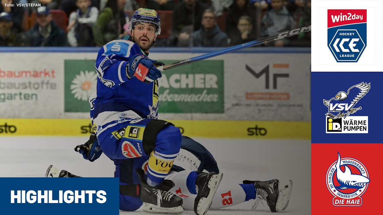 ICE: EC iDM Wärmepumpen VSV vs. HC TIWAG Innsbruck - Die Haie | Highlights