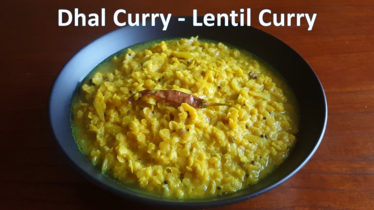 Lentil curry | Dhal curry | Parippu curry | Red lentil curry | Easy lentil curry recipe | Vegan
