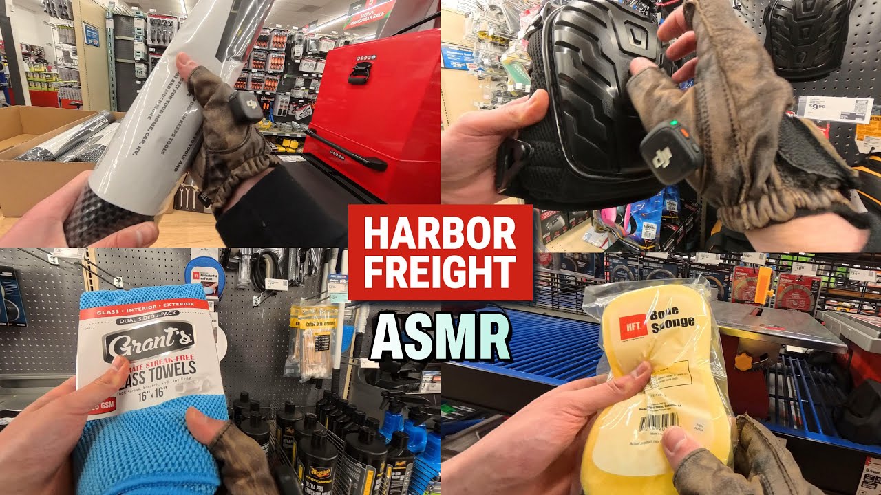 Public ASMR at Harbor Freight 😴💤