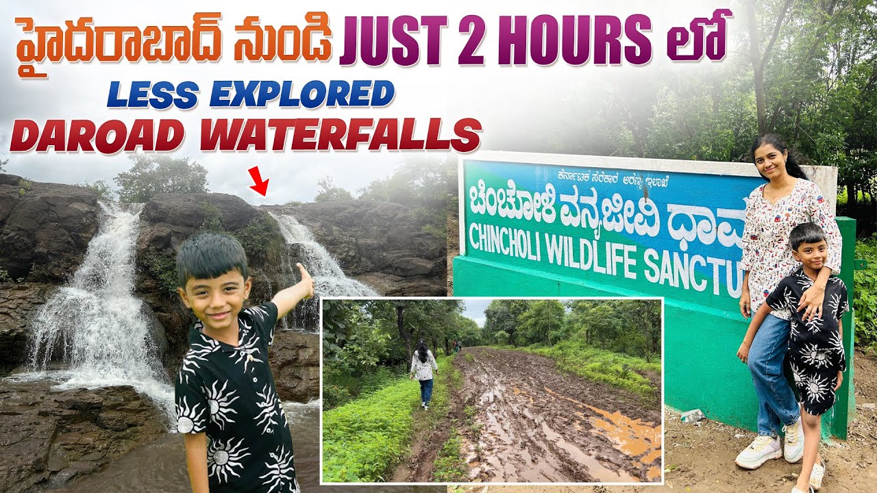 Chincholi Wildlife Sanctuary | Daroad Waterfalls🌊 | Karnataka | Chandrampalli dam | Gottam Gutta