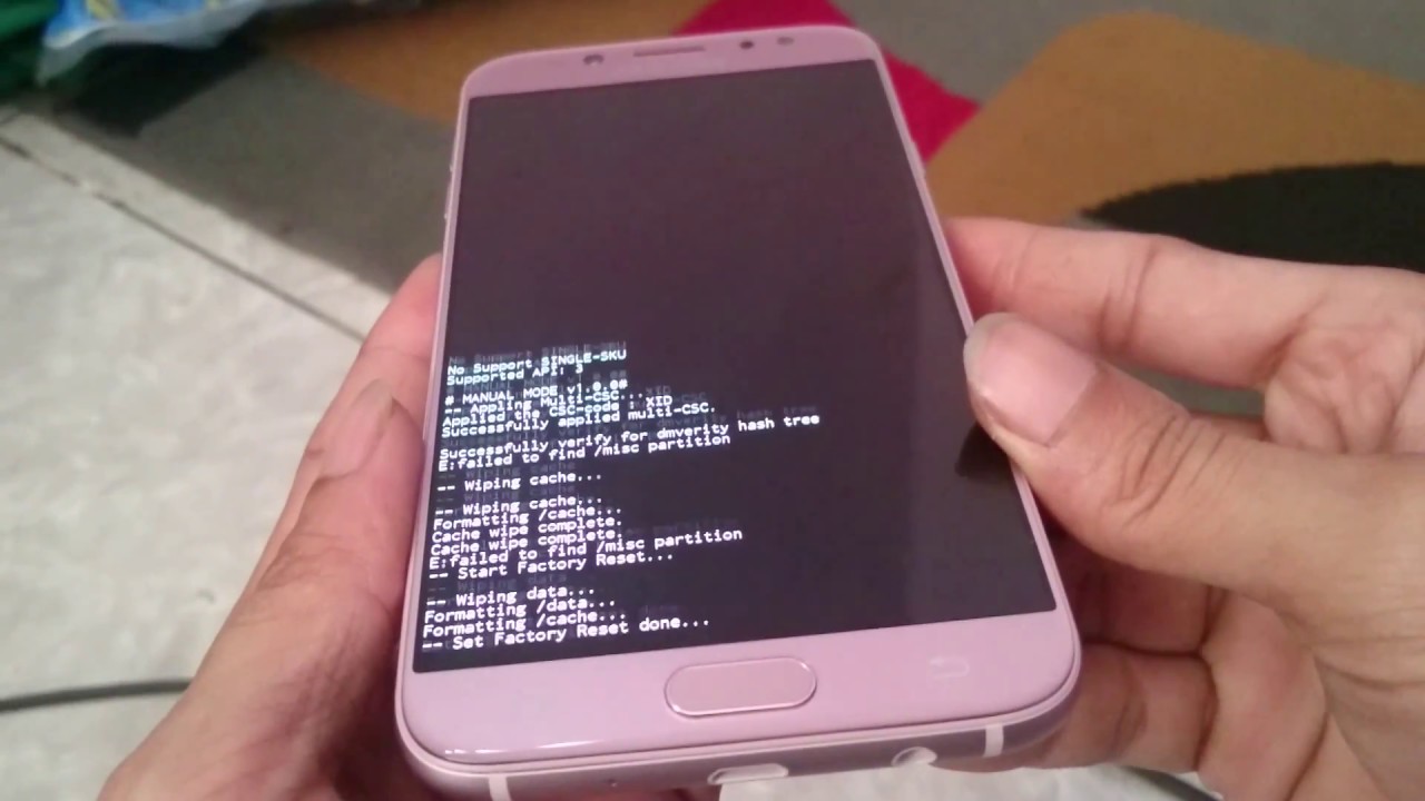 Hard Reset Samsung Galaxy J7 Pro (SM-J730G/DS)