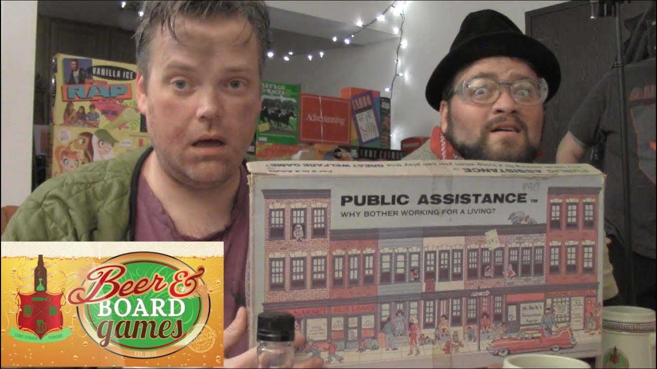 Drunk Public Assistance (Beer and Board Games)