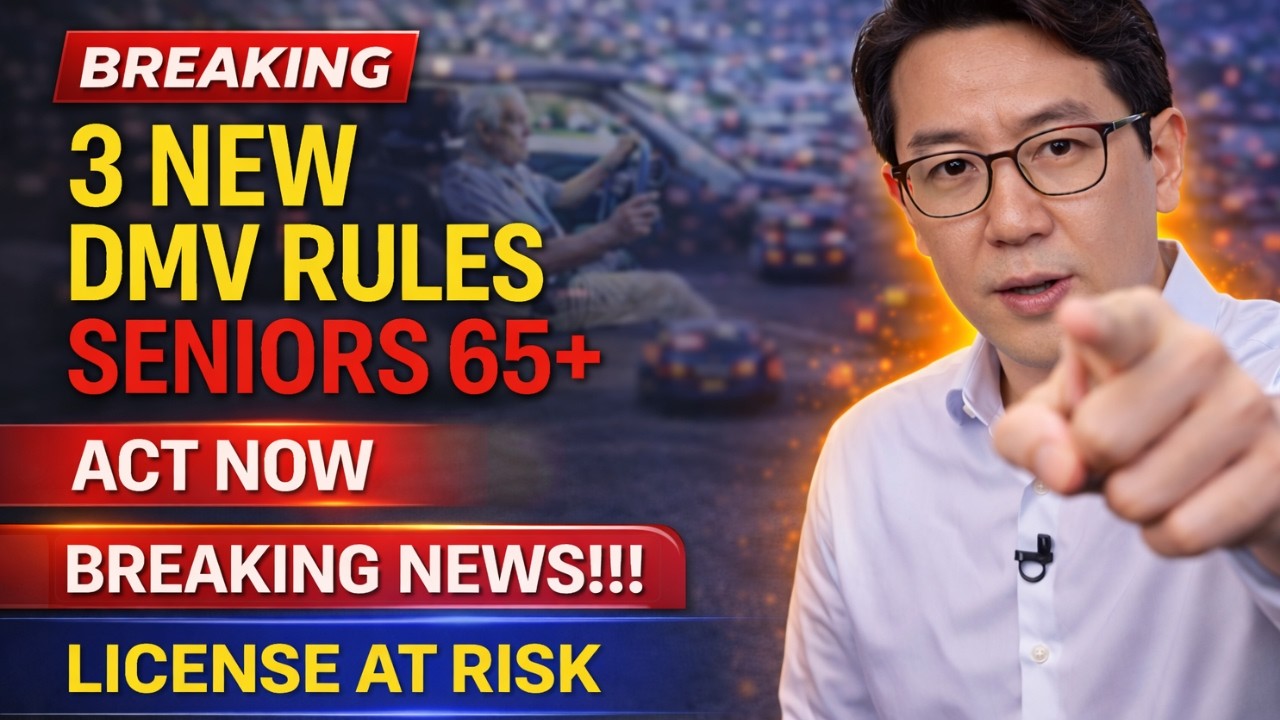 BREAKING: New 3 DMV Rule Takes Effect in 2026 — Drivers 65+ Must Act Now