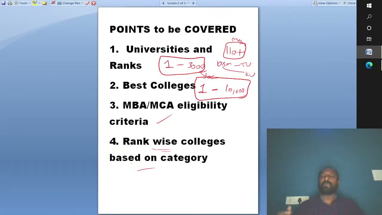 TS ICET 2021 Expected ranks and colleges