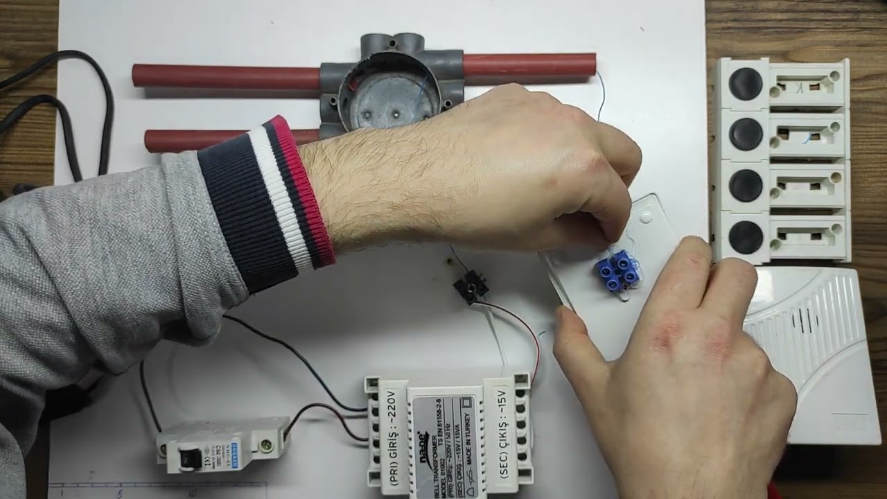 ELEKTRİK TESİSATI-6 (KAPINIZDAKİ BUTONA BASIN ZİL ÇALSIN )