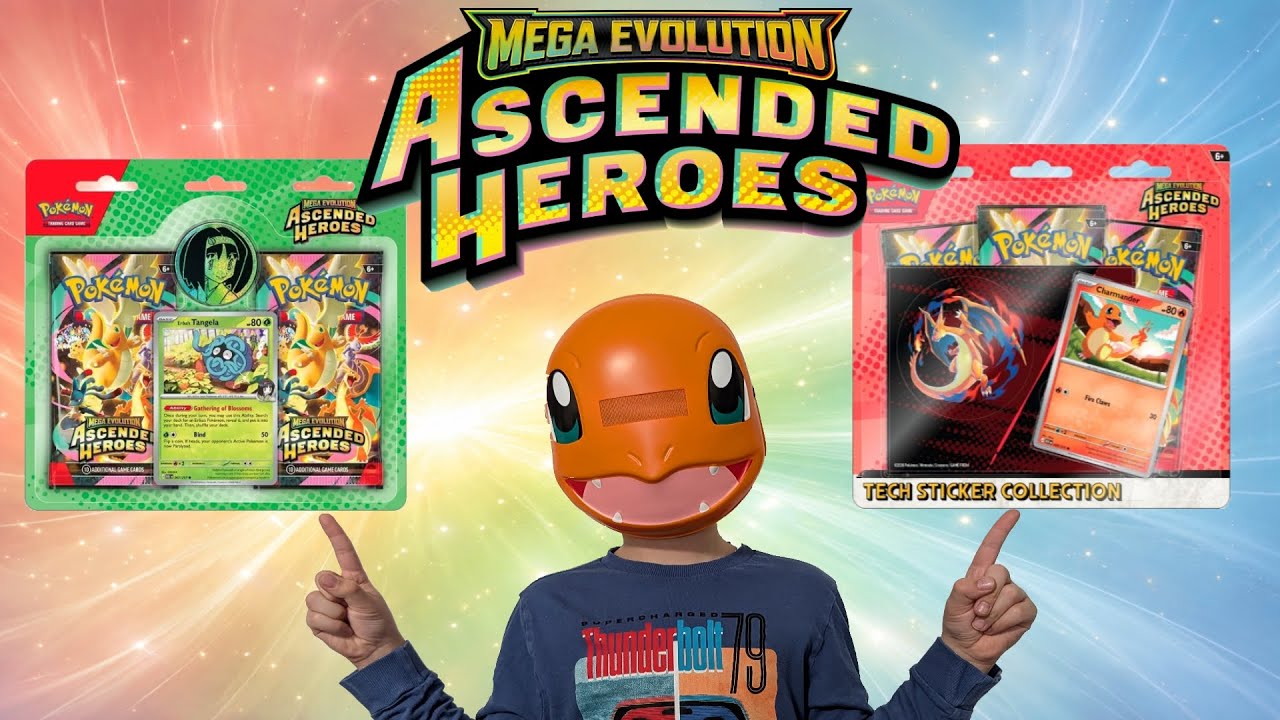 ASCENDED HEROES. OTEVÍRÁME TECH STICKERY A 2PACK BLISTERY.