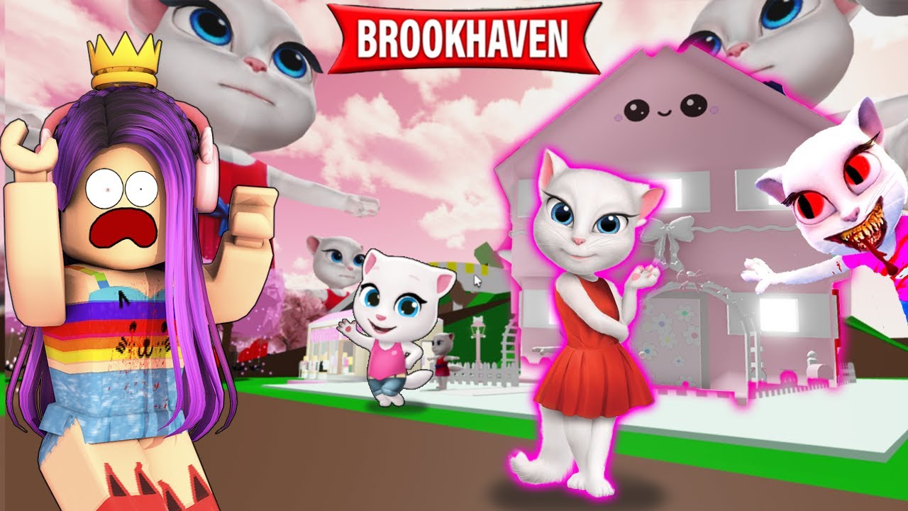 GENTE! A &Acirc;NGELA EST&Aacute; MORANDO NO BROOKHAVEN! 😳 ( Historinha Roblox )