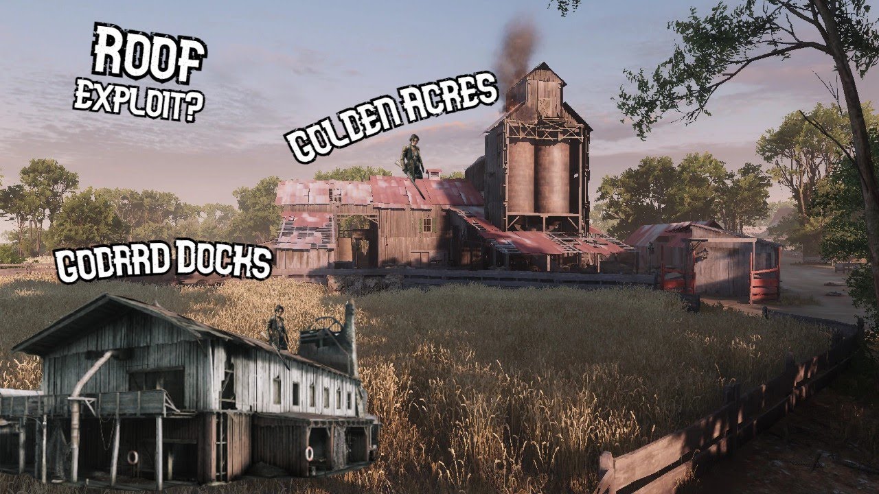 Hunt: Showdown - Godard Docks and Golden Acres Roof Exploit (Not Patched)
