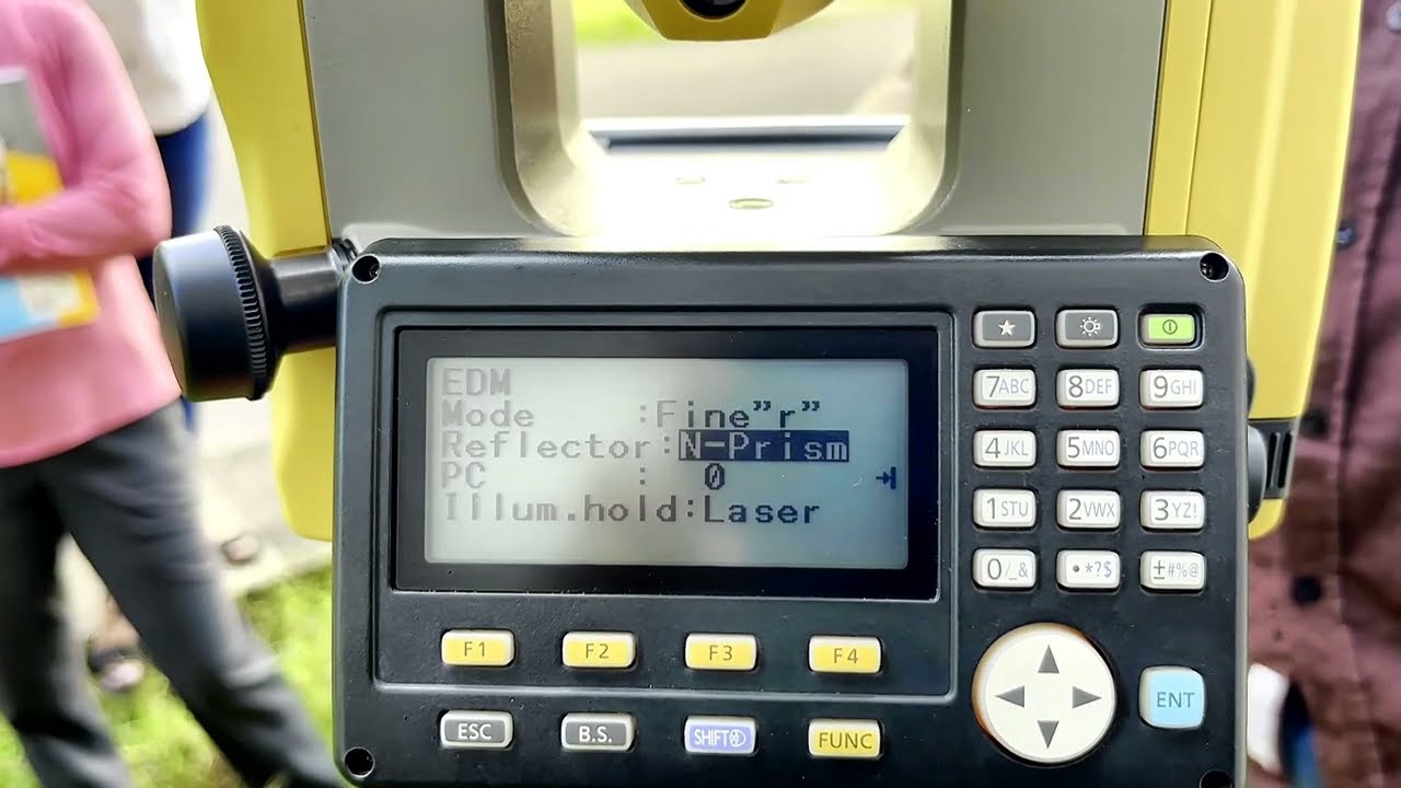 EDM settings of Topcon Total Station (Topcon part-3)