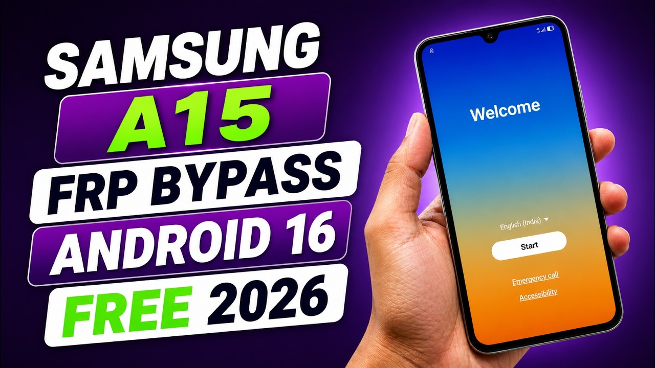 Samsung A15 FRP Bypass 2026 Android 15/16 | Samsung A15 5G FRP Unlock Android 16 | 100% Working