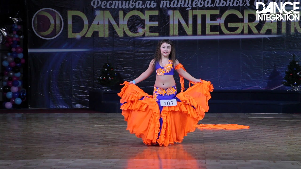 Dance Integration 2017 - Классический Belly Dance, дети, соло, начинающие дебют