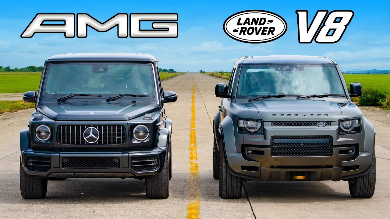 AMG G63 kontra V8 Defender Octa: WYŚCIG