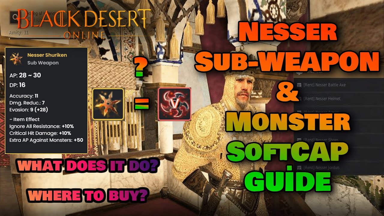 BDO | Nesser Sup-Weapon and Monster Softcap GUİDE | Hexe Sanctuary Test with Succession Ninja