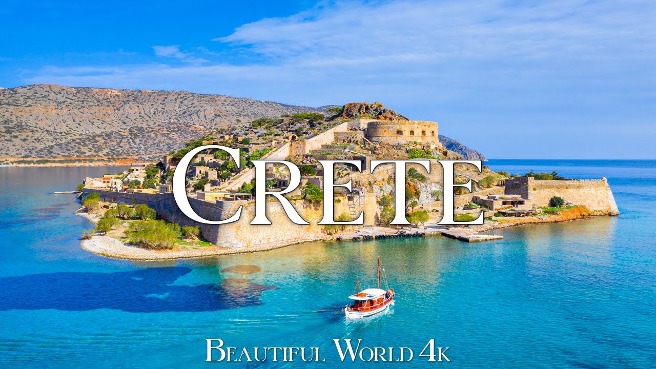 Crete 4K &ndash; The Soul of Greece: Sea Caves, Vineyards and Sunset Skies &ndash; Piano Relaxation