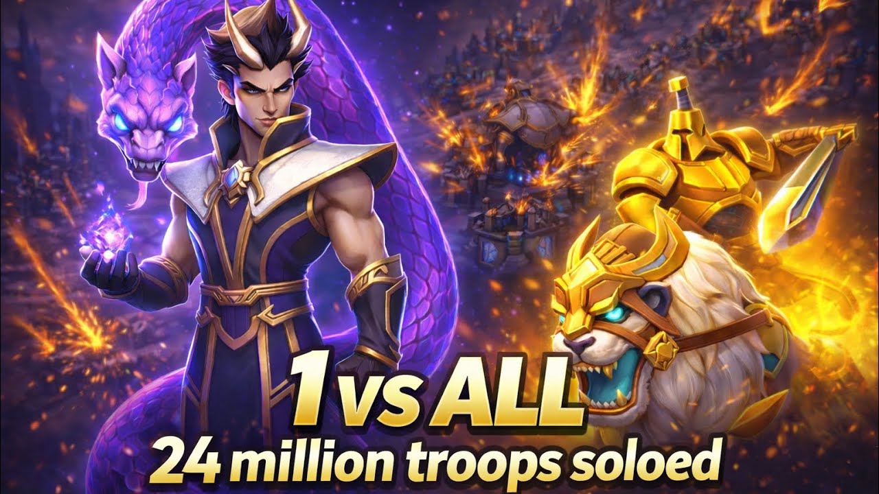 SOLO RAIDING THE KINGDOM | 1 vs ALL Lords Mobile