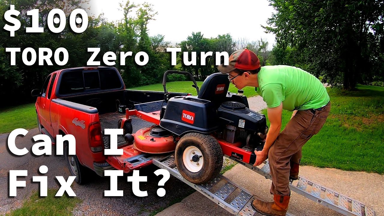 Как я починил этот МЕРТВЫЙ Toro Zero Turn | Zero Turn за 100 долларов | Garage Story