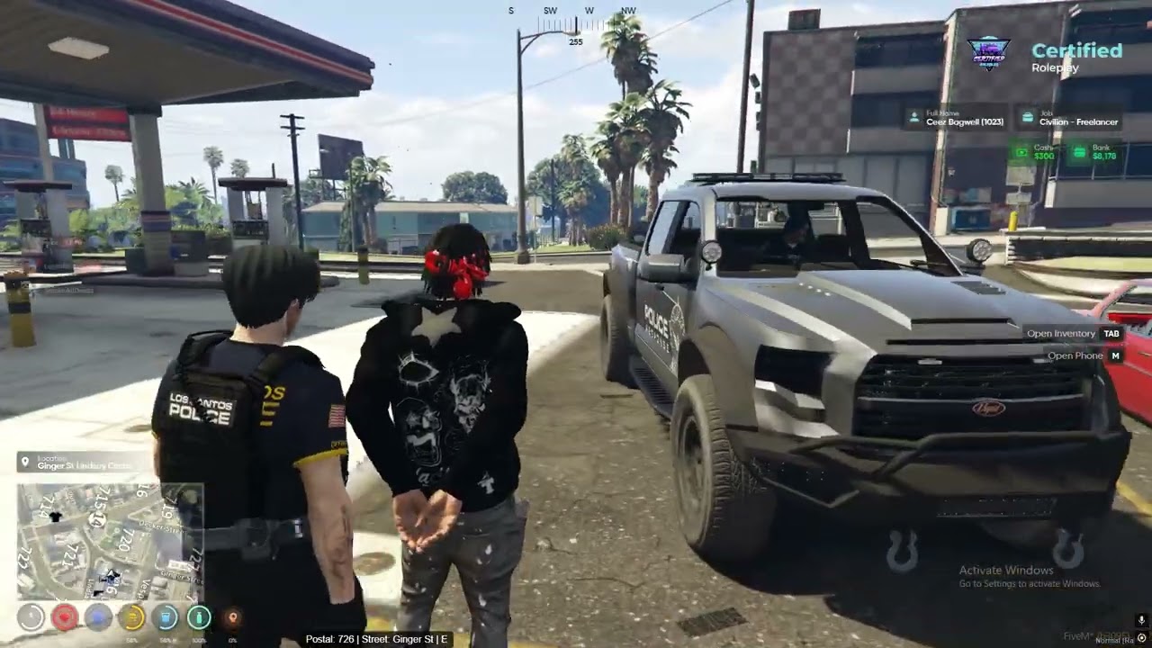 First time play gta rp i got caught stealing