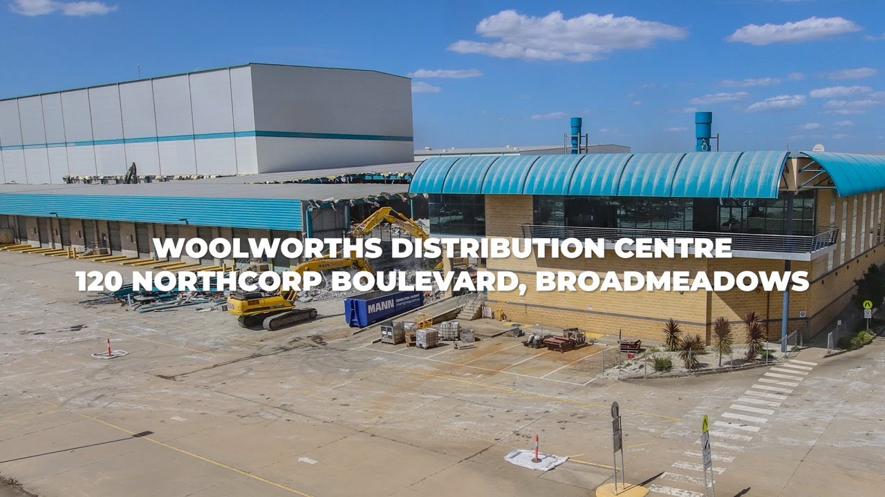 Woolworths Distribution Centre Demolition Timelapse | MANN Group