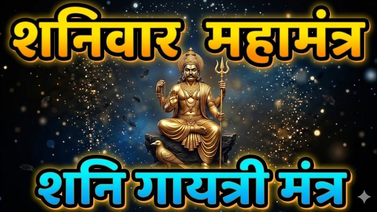 शनि गायत्री मंत्र 108 बार जाप | Shani Gayatri Mantra 108 Times | Powerful Shani Dev Mantra Jaap 108