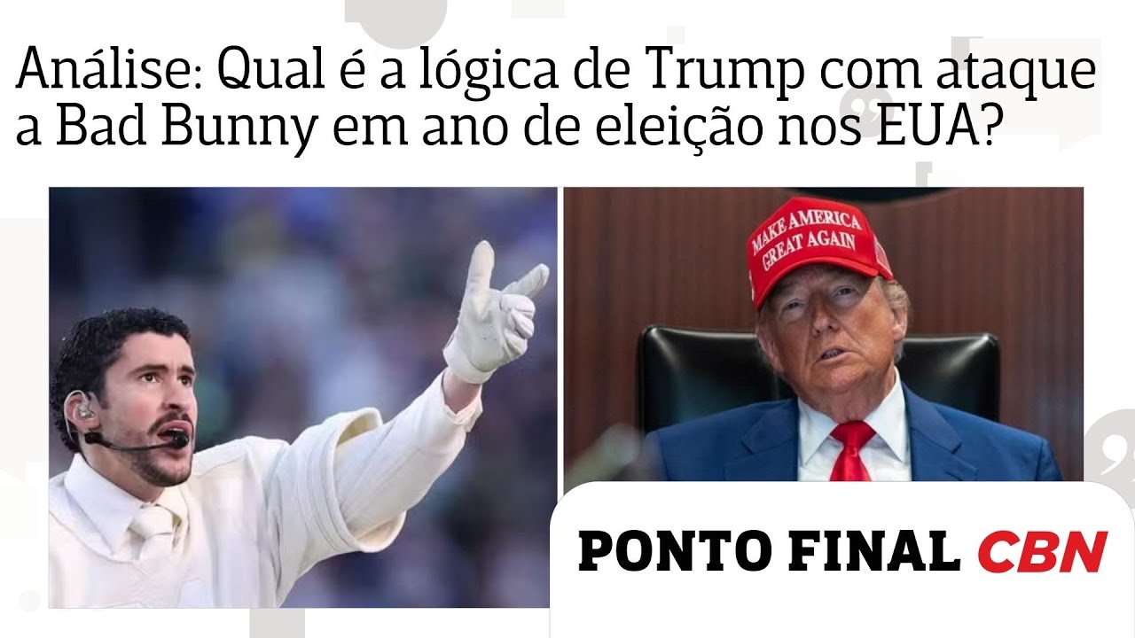 Qual é a lógica de Trump com ataque a Bad Bunny em ano de eleição nos EUA? Eduardo Graça explica