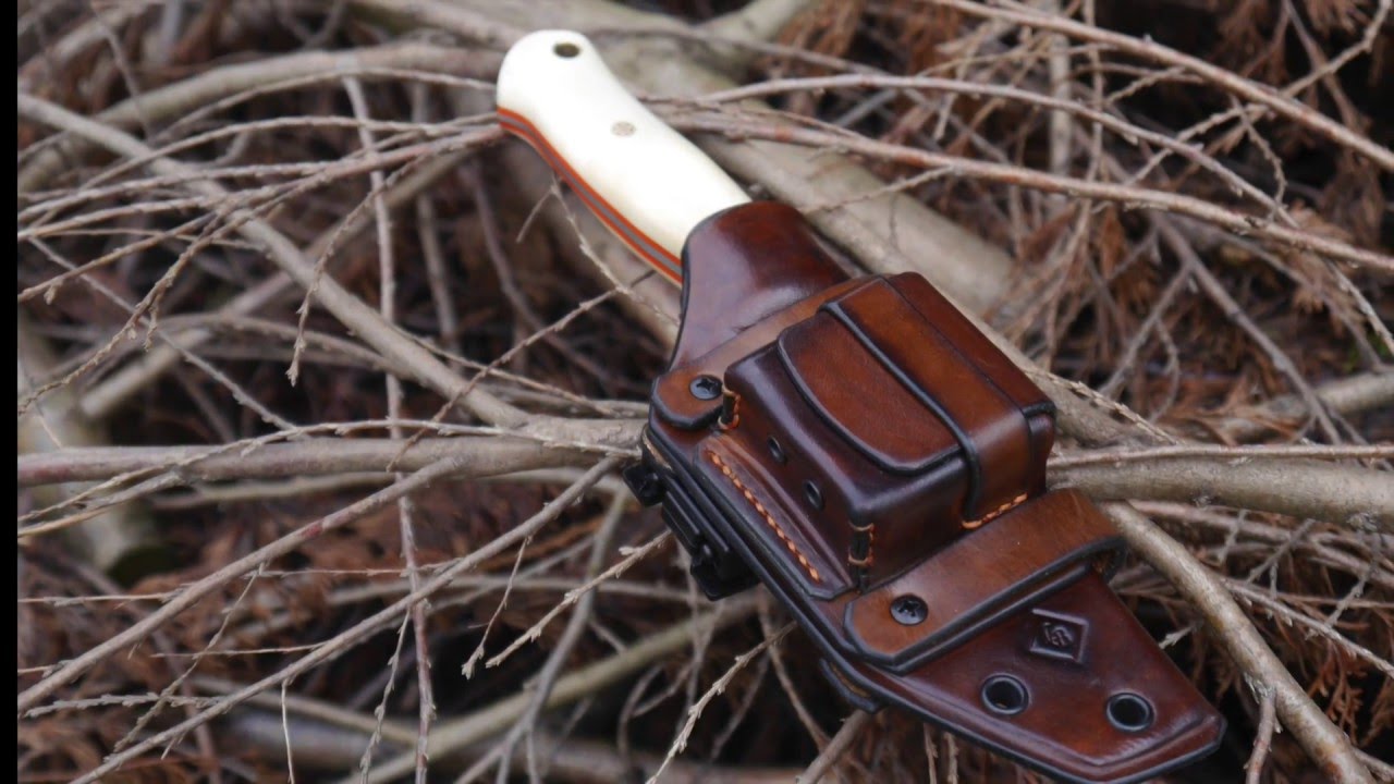 making a leather and kydex hybrid sheath