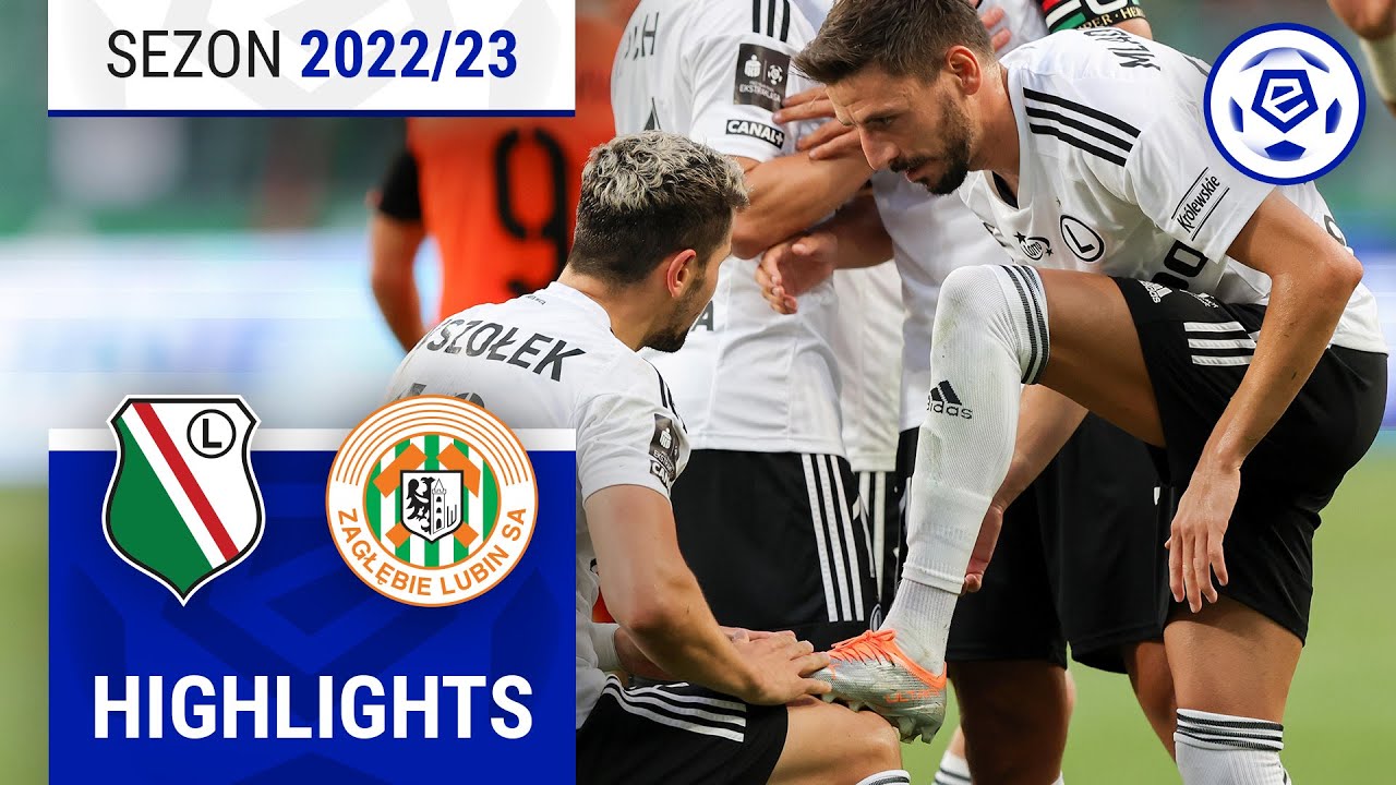 Legia Warszawa - Zagłębie Lubin 2:0 | SKRÓT | Ekstraklasa 2022/23 | 2. Kolejka