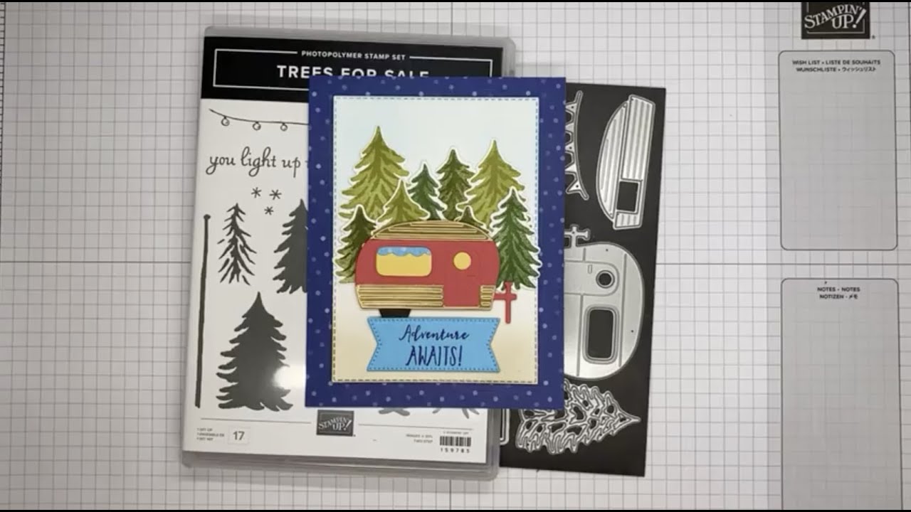 Stampin’ Up! Trees For Sale Adventure Awaits Card Tutorial