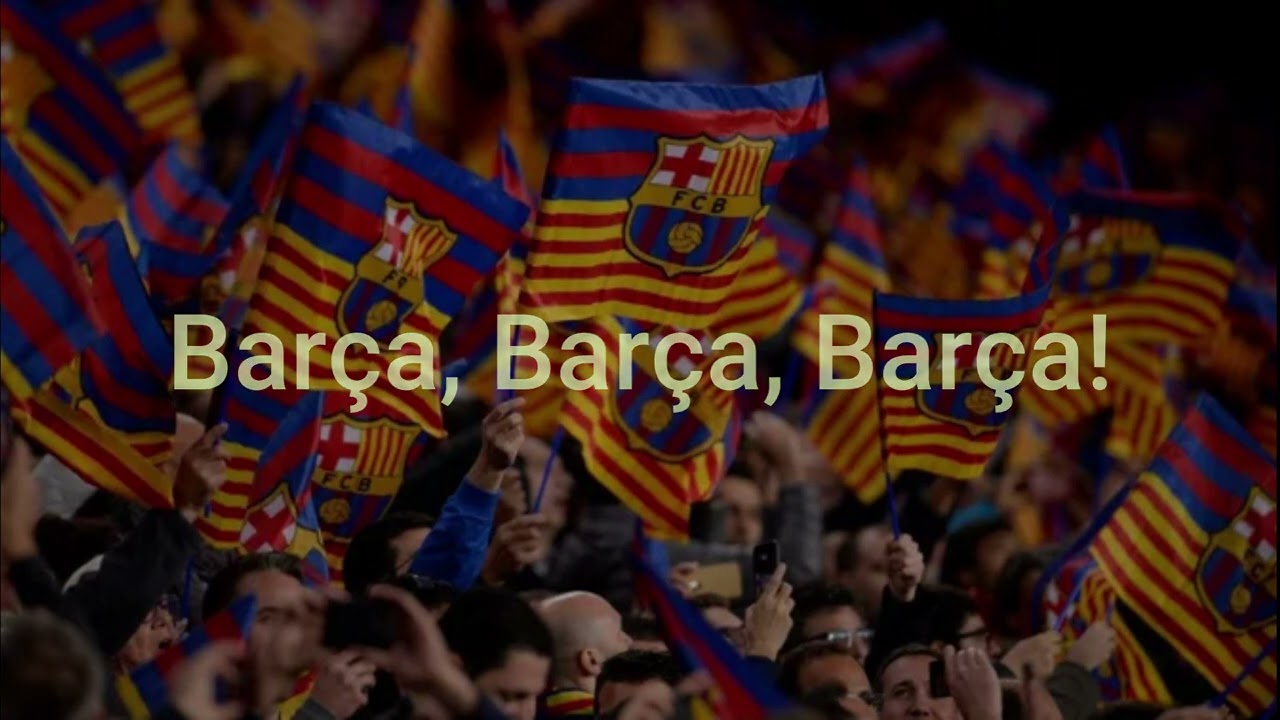 Letra himno del Barça