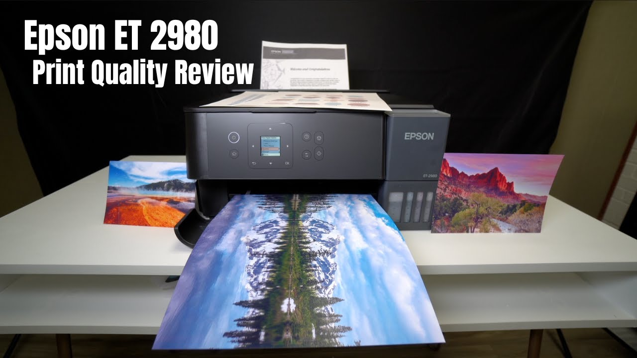 Epson ET (Eco Tank) 2980 Print Quality Review - Amazing Quality!