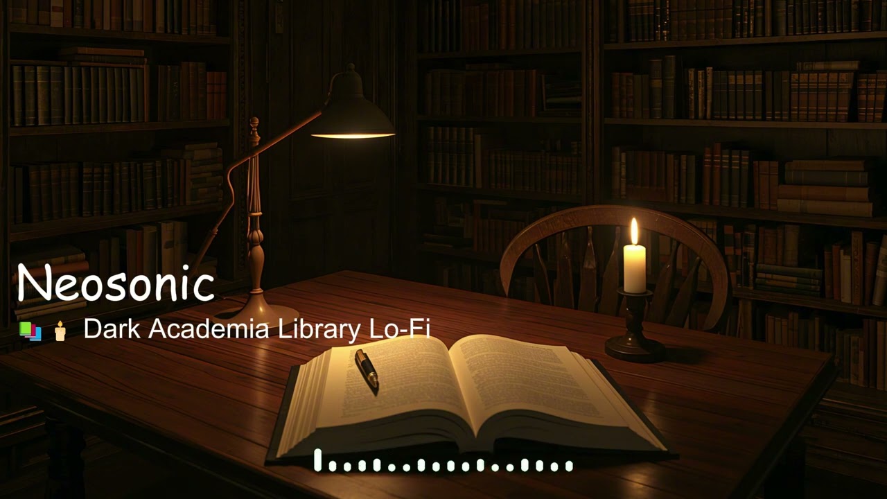 📚🕯 Dark Academia Library Lo‑Fi | 고풍스러운 도서관 집중 음악 | 1 Hour Study BGM | Neosonic