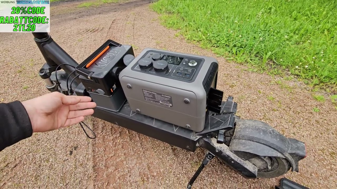 E Scooter Solar Laden, ALLPOWERS R600 und S300