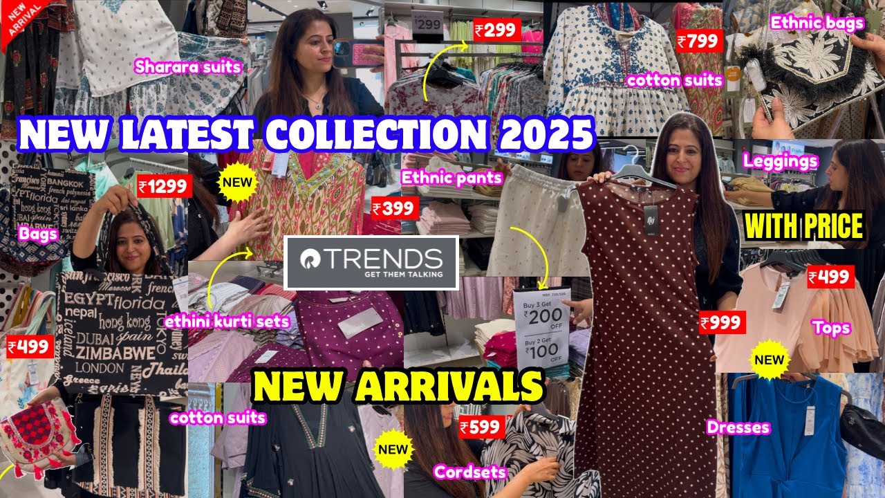 Reliance Trends Latest New Collection 2025 |Trends Buy 1 get 1 Free|Trends sale|Trends new arrivals 