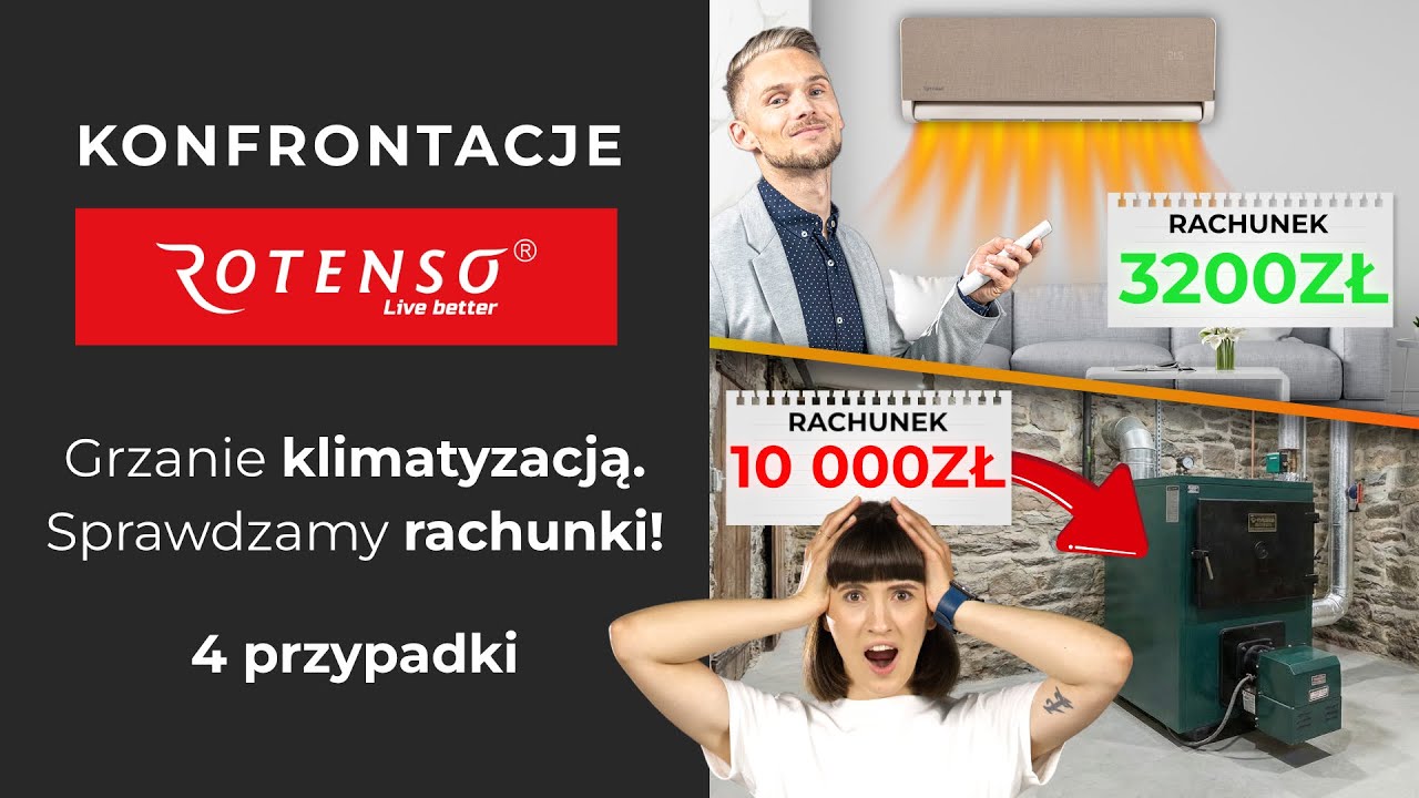 Prawdziwy KOSZT ogrzewania klimatyzacją 🔥❄️ Sprawdzamy rachunki! 💸 | Konfrontacje Rotenso