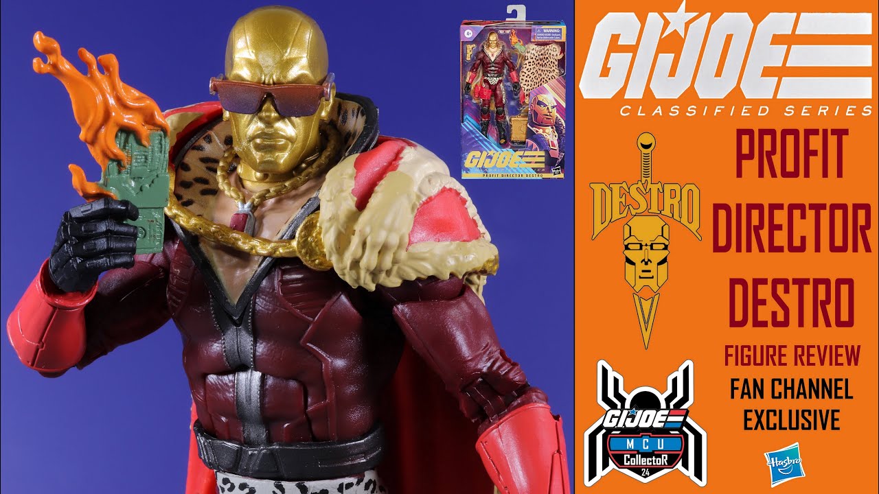 GI Joe Classified Series 15 PROFIT DIRECTOR DESTRO Fan Channel Exclusive Figure Review