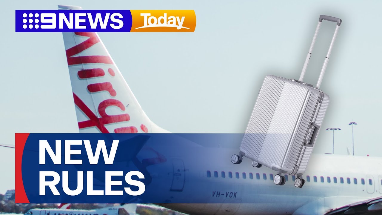 Virgin carry-on bag changes with new weight limits | 9 News Australia