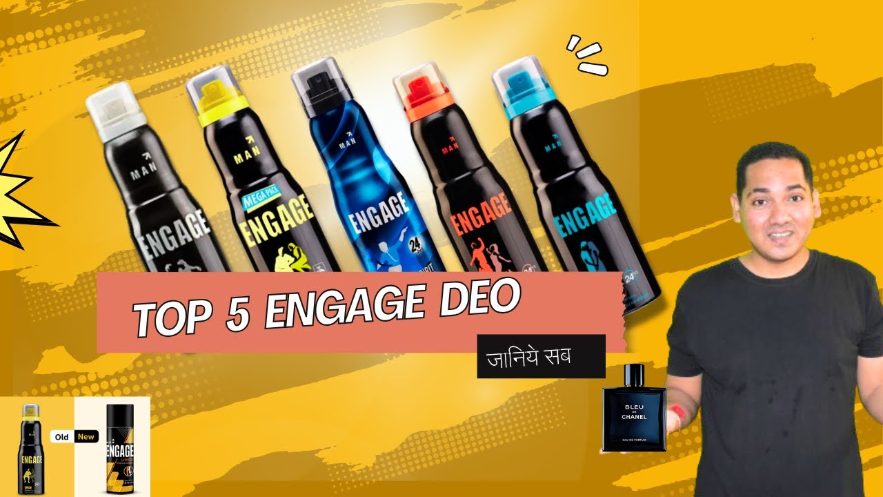 TOP 5 ENGAGE DEODORANT🔥❤| ALL ENGAGE DEO | BLEU DE CHANEL CLONE | BEST BODY SPRAY FOR MEN @DrPerfume