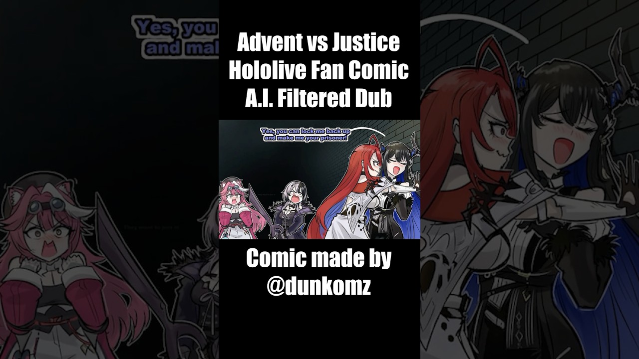Advent vs Justice (Fan Comic A.I. Dub) #holoadvent #holojustice