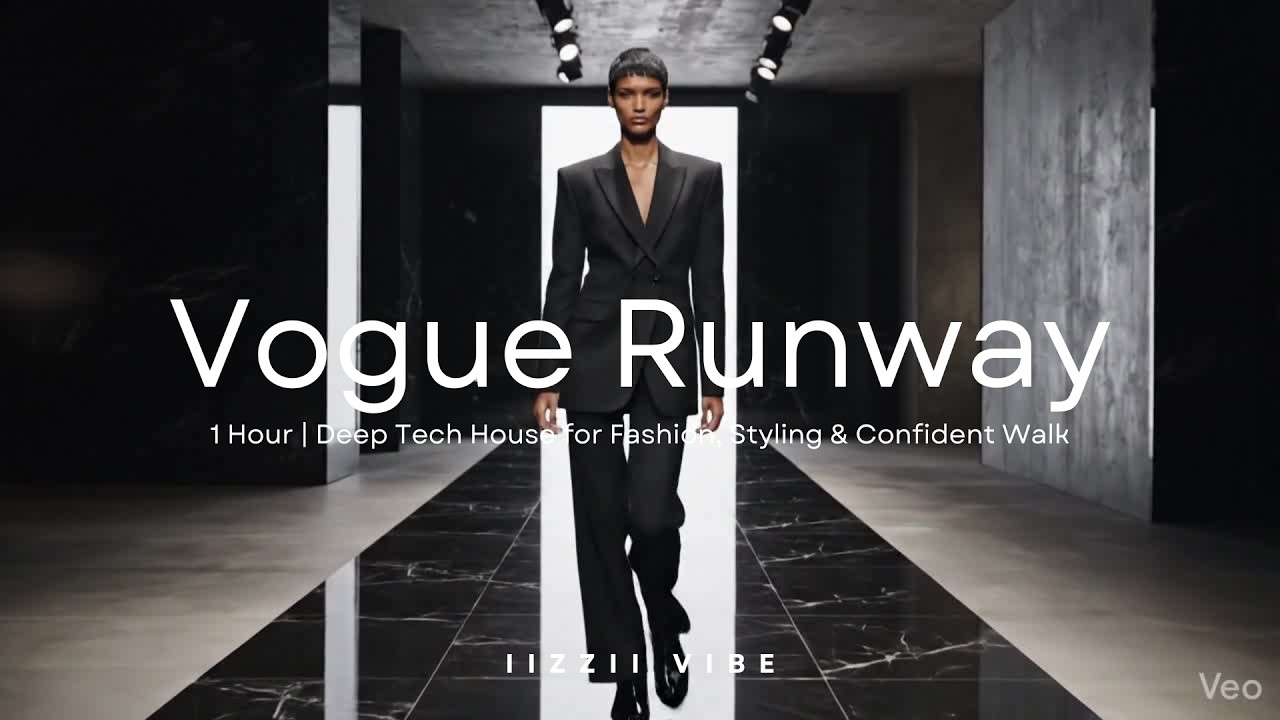 Vogue Runway 👠 1 Hour Deep Tech House for Fashion, Styling & Confident Walk