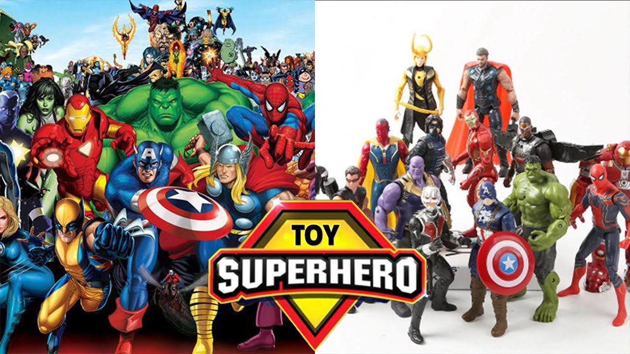 Superheroes Characters In toy world 👉CELEB TUBE