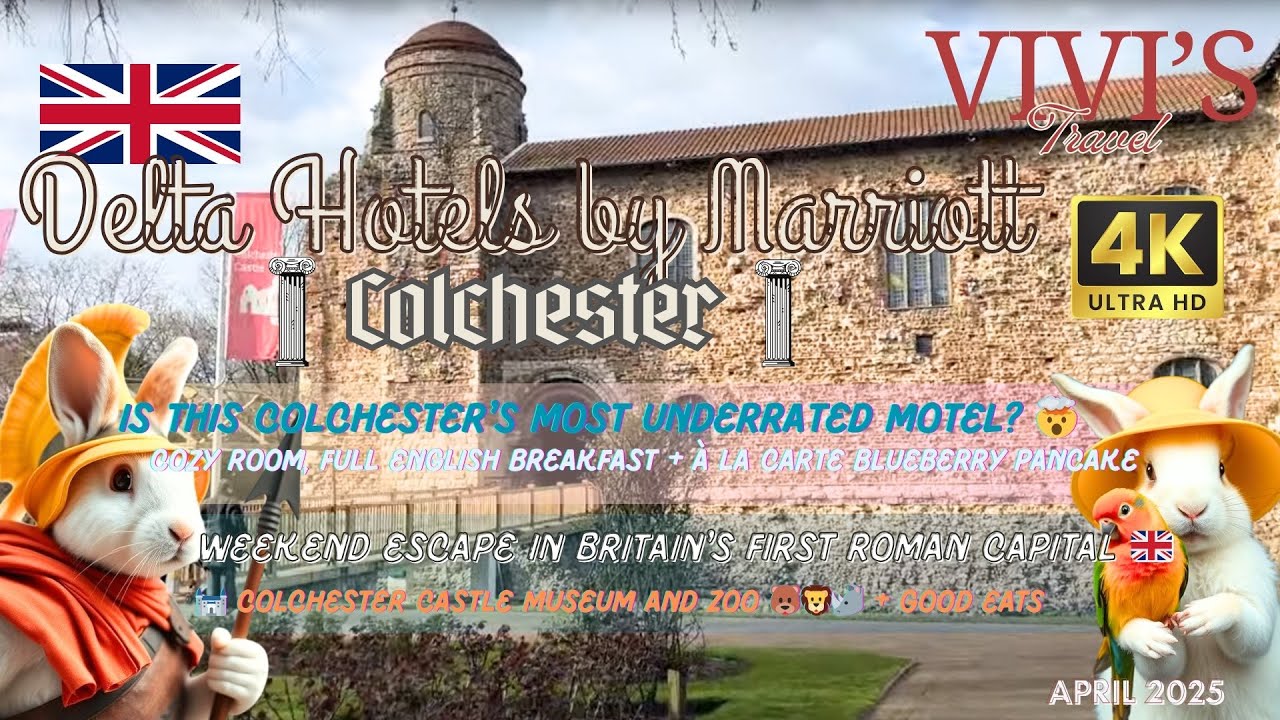 Cheap & Chic Marriott Stay @ Delta Hotels Colchester Zoo w 🇬🇧 Moo Deng, Roman Ruins and Foodie Finds